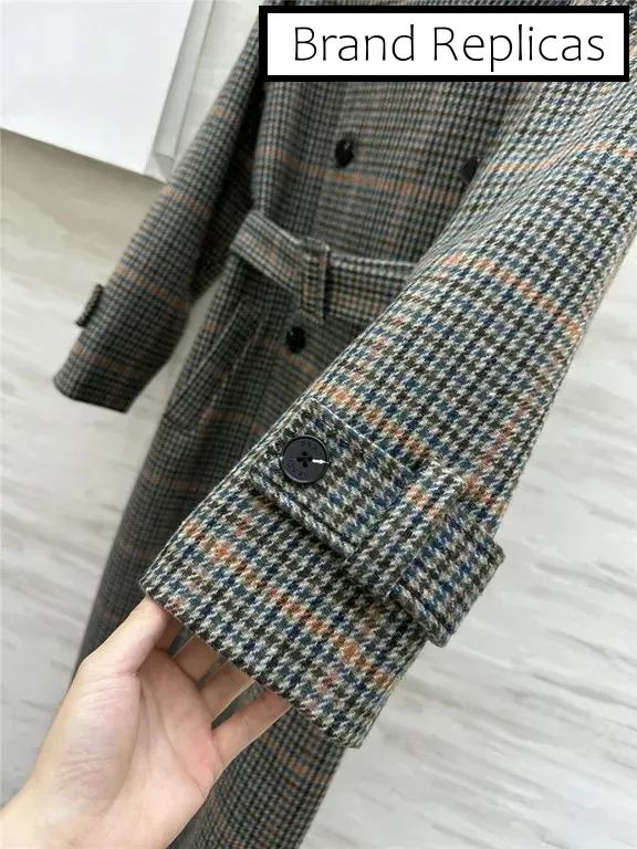 Prada Wool Long Trench Coat